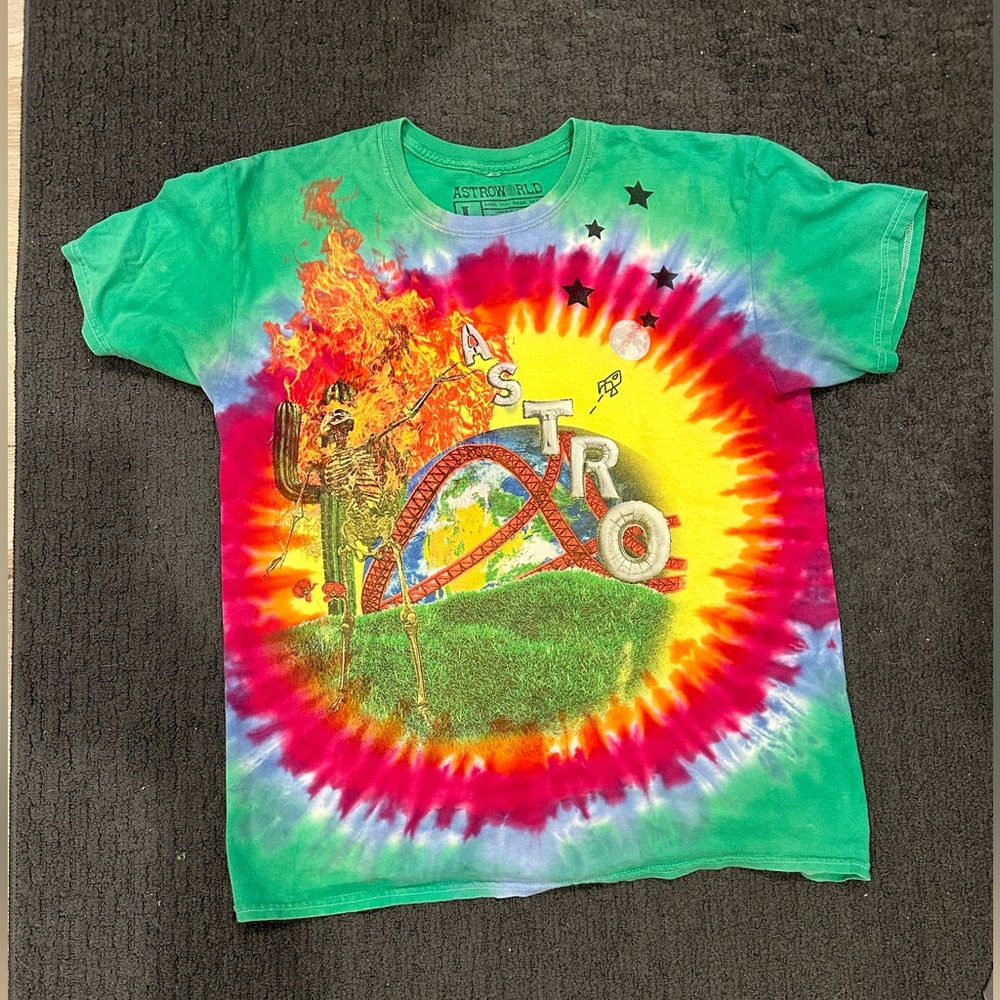 Astro World Tye Dye tee
